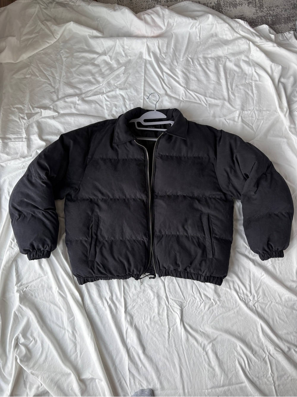 PacSun Cropped Black Quilted Puffer Jacket